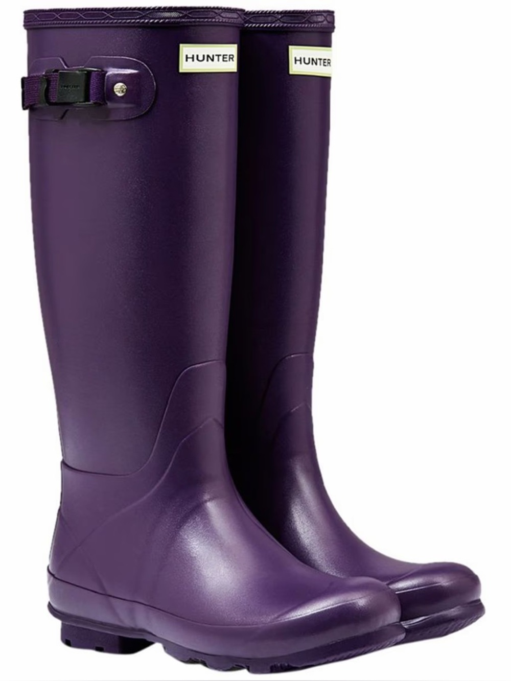Hunter Norris Field Neoprene Lined Boots - Tall - Matte Purple